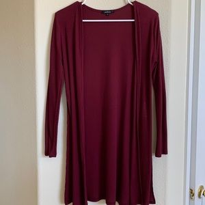 Maroon Cardigan